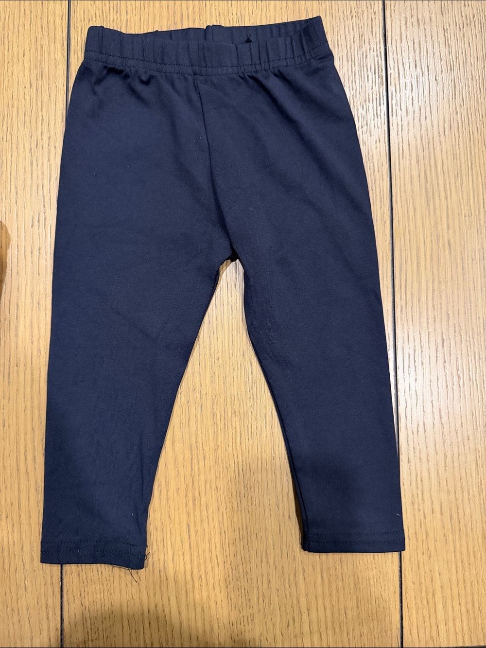 Kids Navy Elastic-Waist Leggings